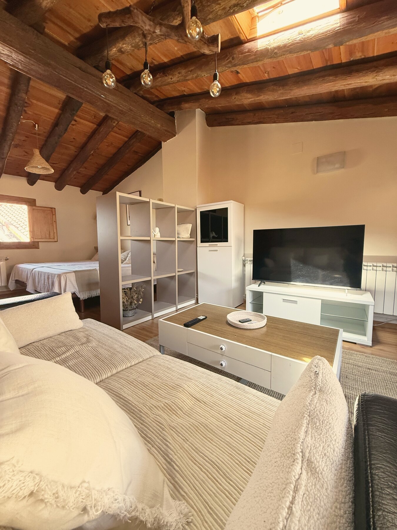 Dormitorio del ático loft